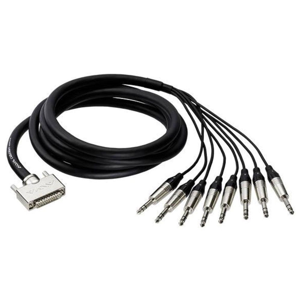 【美品】ALVA D-Sub25 to 8x TRS ケーブル 2m（2セット） cacfc140c5fa78a1c9cfb071d93dd6