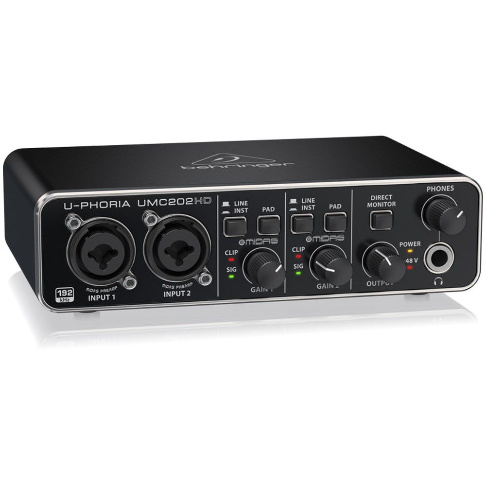 Behringer U-Phoria Studio Pro Complete Recording Bundle w