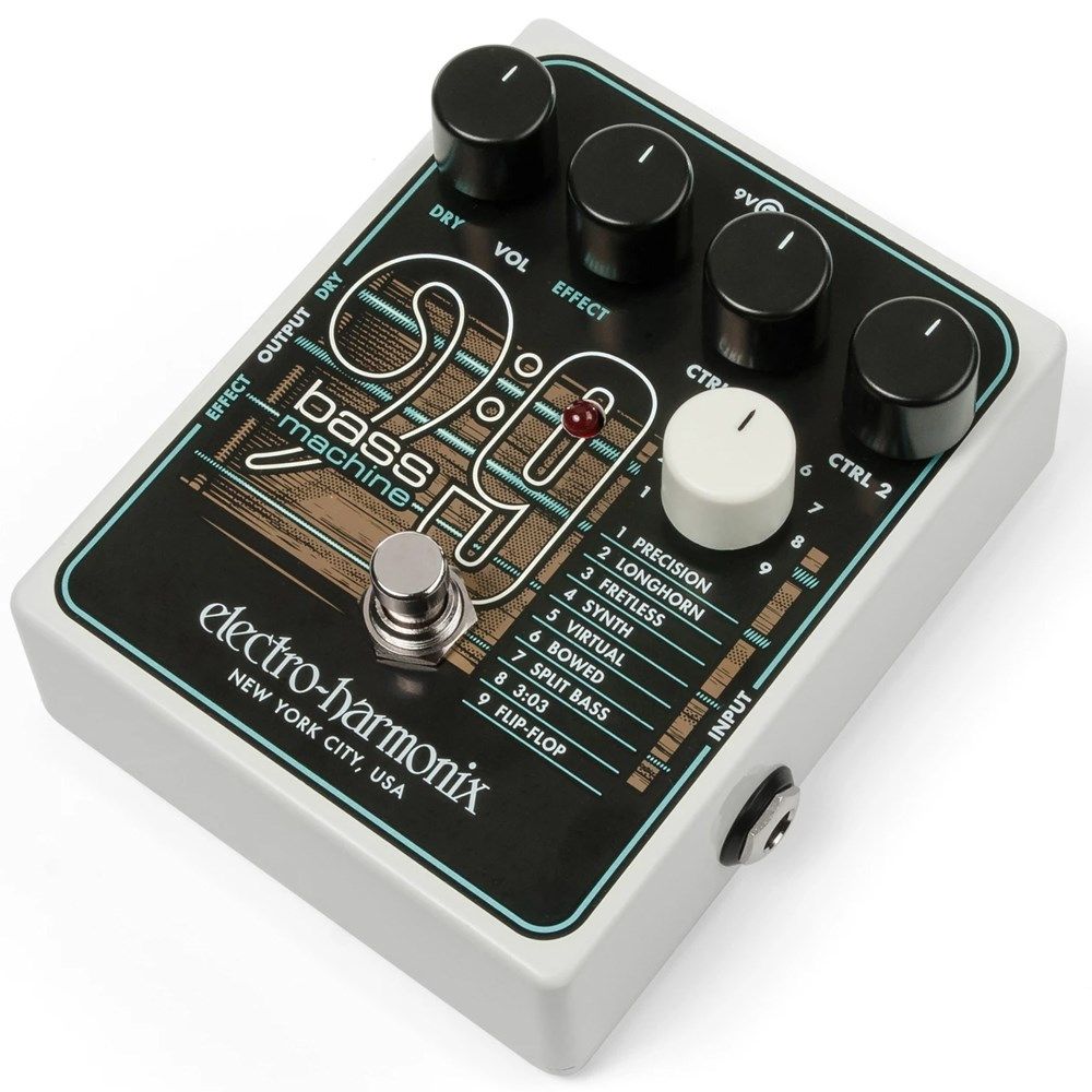 Electro Harmonix Bass9 Bass Machine Pedal w/ 9 Different Bass