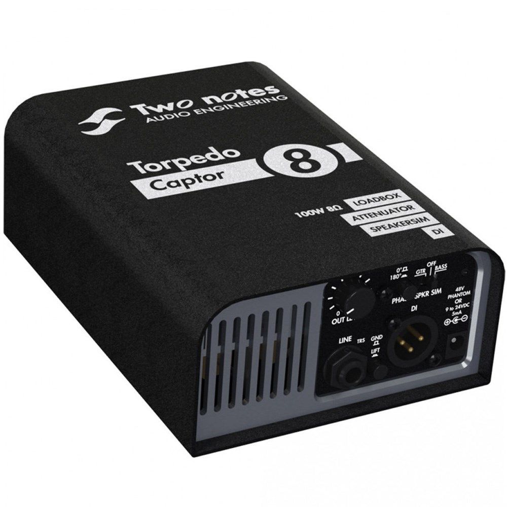 Two Notes Torpedo Captor 8 Compact Loadbox, Attenuator & Amp DI (8
