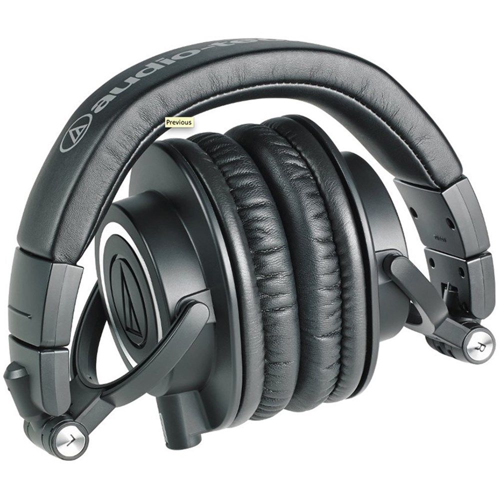 Audio Technica ATH M50x Studio Headphones (Black)