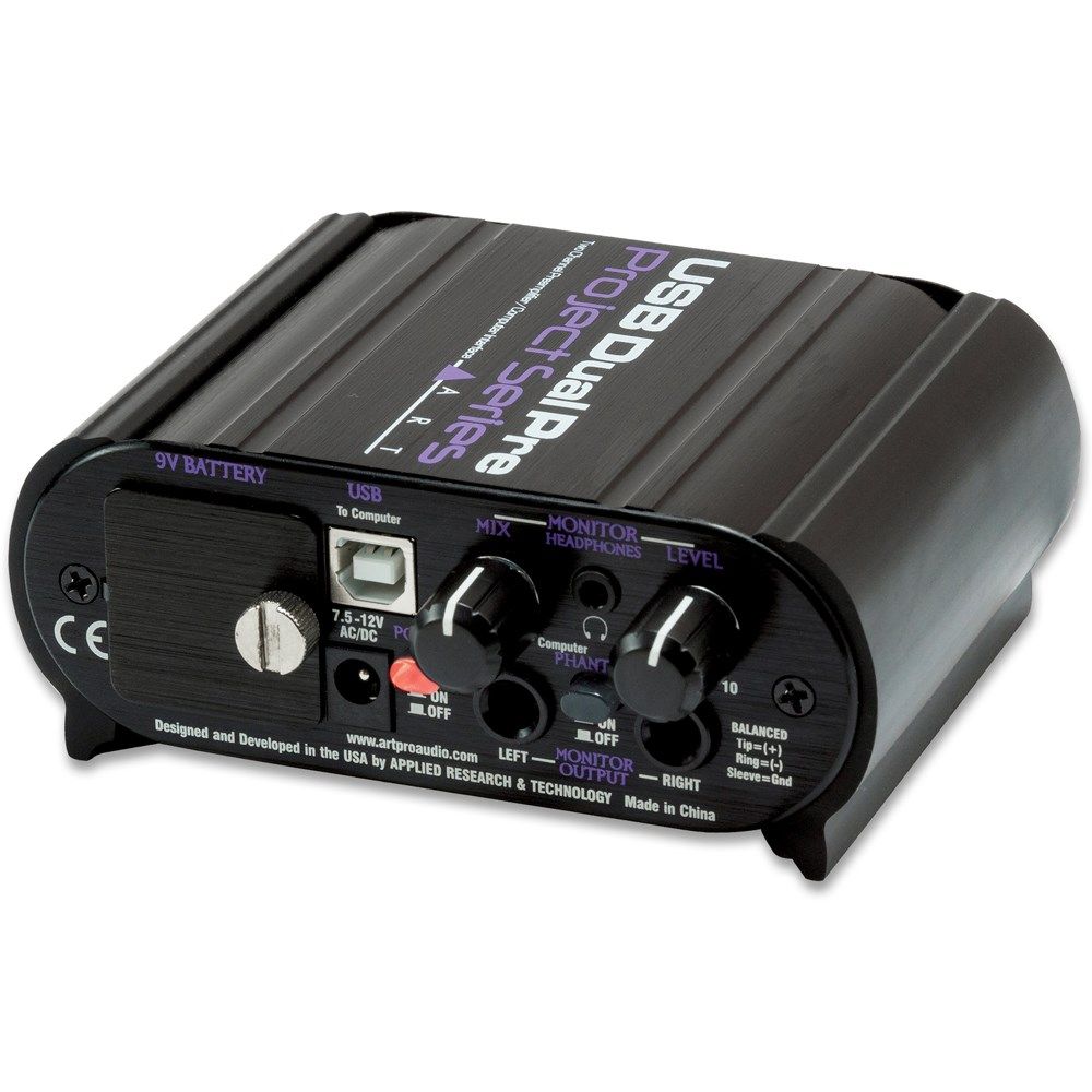 ART Pro Audio USB Dual Pre Project Series 2-Channel USB Pre | Store DJ