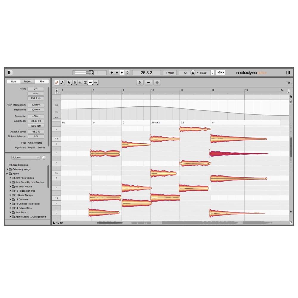 Celemony　Melodyne 5 editor 4826af78a96bd3093601afeaa4d77c