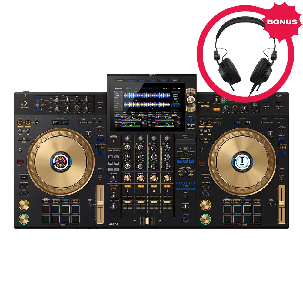 AlphaTheta XDJ-AZ All-In-One DJ System Gold Model Limited Edition