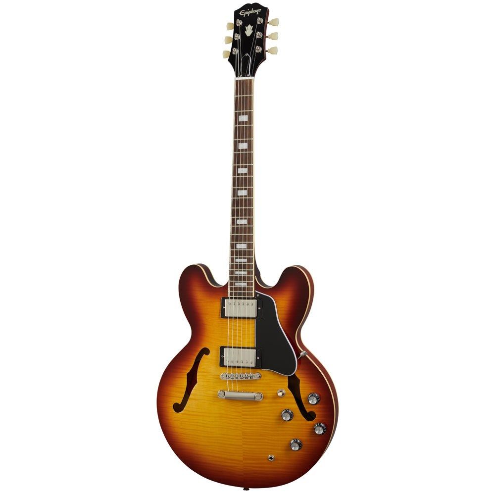 Epiphone ES-335 Figured (Raspberry Tea Burst) // Mannys Music