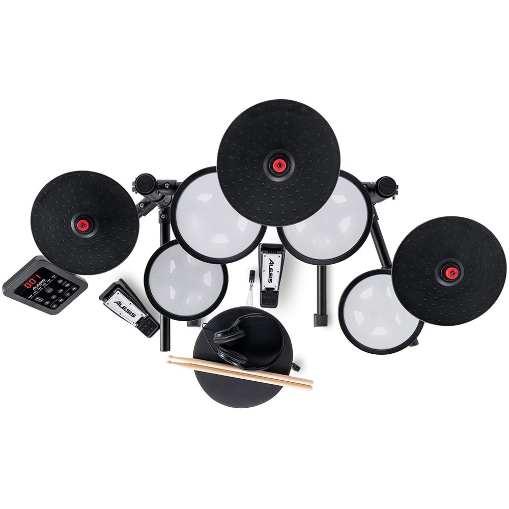 Alesis Turbomax Electronic Drum Kit w/Mesh Heads & Bluetooth Alesis Turbomax Electronic Drum Kit w/Mesh Heads & Bluetooth
