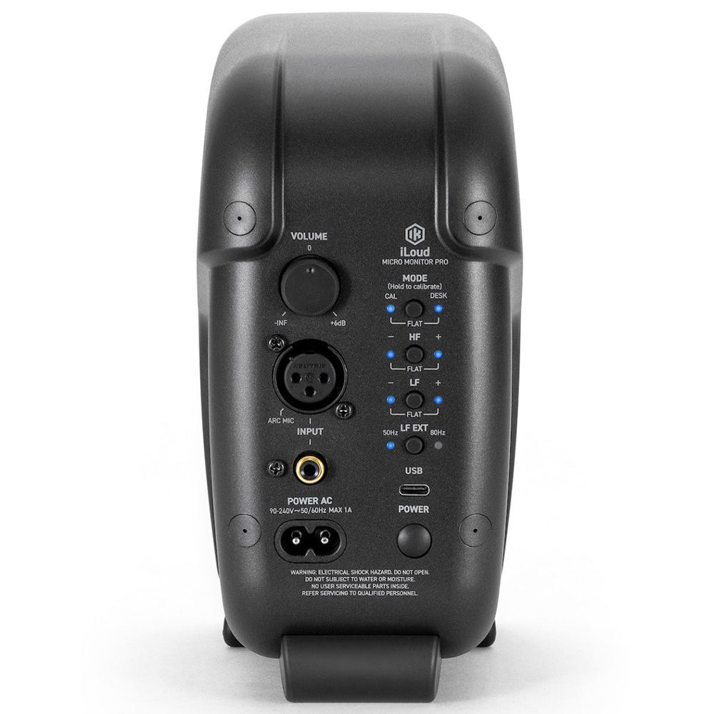 IK Multimedia iLoud Micro Monitors Pro w/ ARC Microphone Black (Pair)