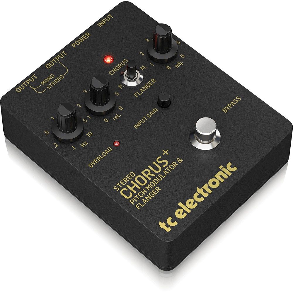 TC Electronic SCF Gold Stereo Chorus Flanger Pedal // Mannys Music