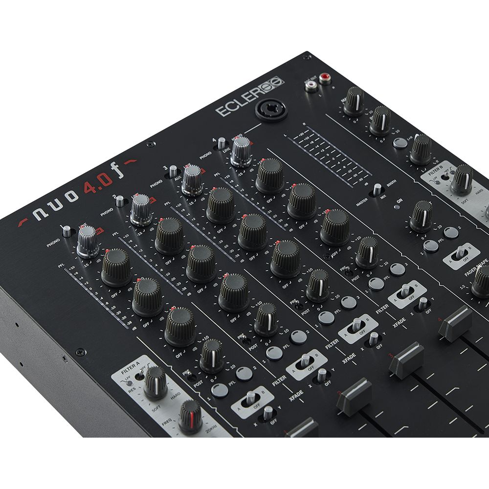 Ecler NUO4.0F Four Channel Analogue DJ Mixer (Black)