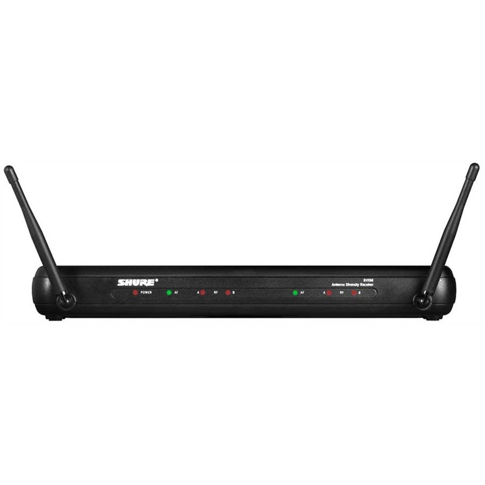 Shure SVX88 / CVL Dual Wireless Lapel Mic System J9