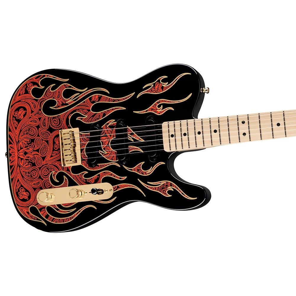 Fender James Burton Telecaster (Red Paisley Flames)