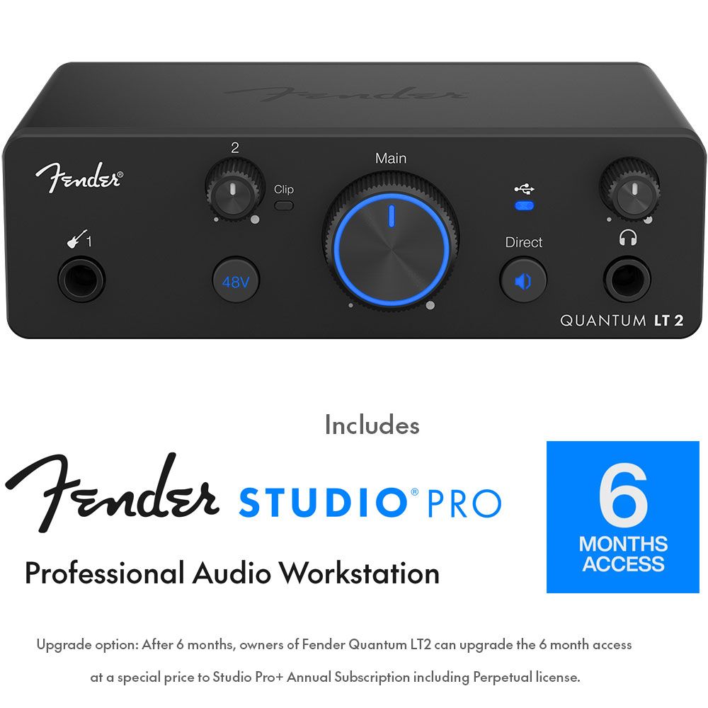 Fender Studio Quantum LT2 2x2 USB-C Audio Interface | Store DJ
