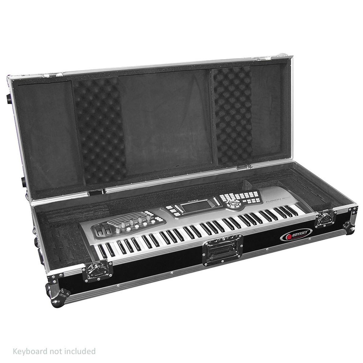 Keyboard Hard Case 61 Key Crossrock PE Injection Hardshell 61-Note