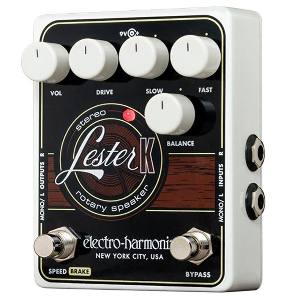 Electro Harmonix Lester K Stereo Rotary Speaker Pedal for Keyboards