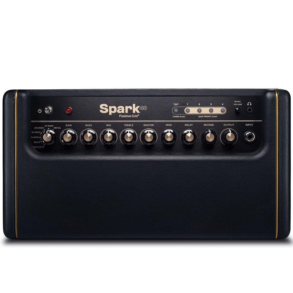 Positive Grid Spark Smart Guitar Practice Amp 40 Watt (Black) w/FREE BAG ·  Store DJ