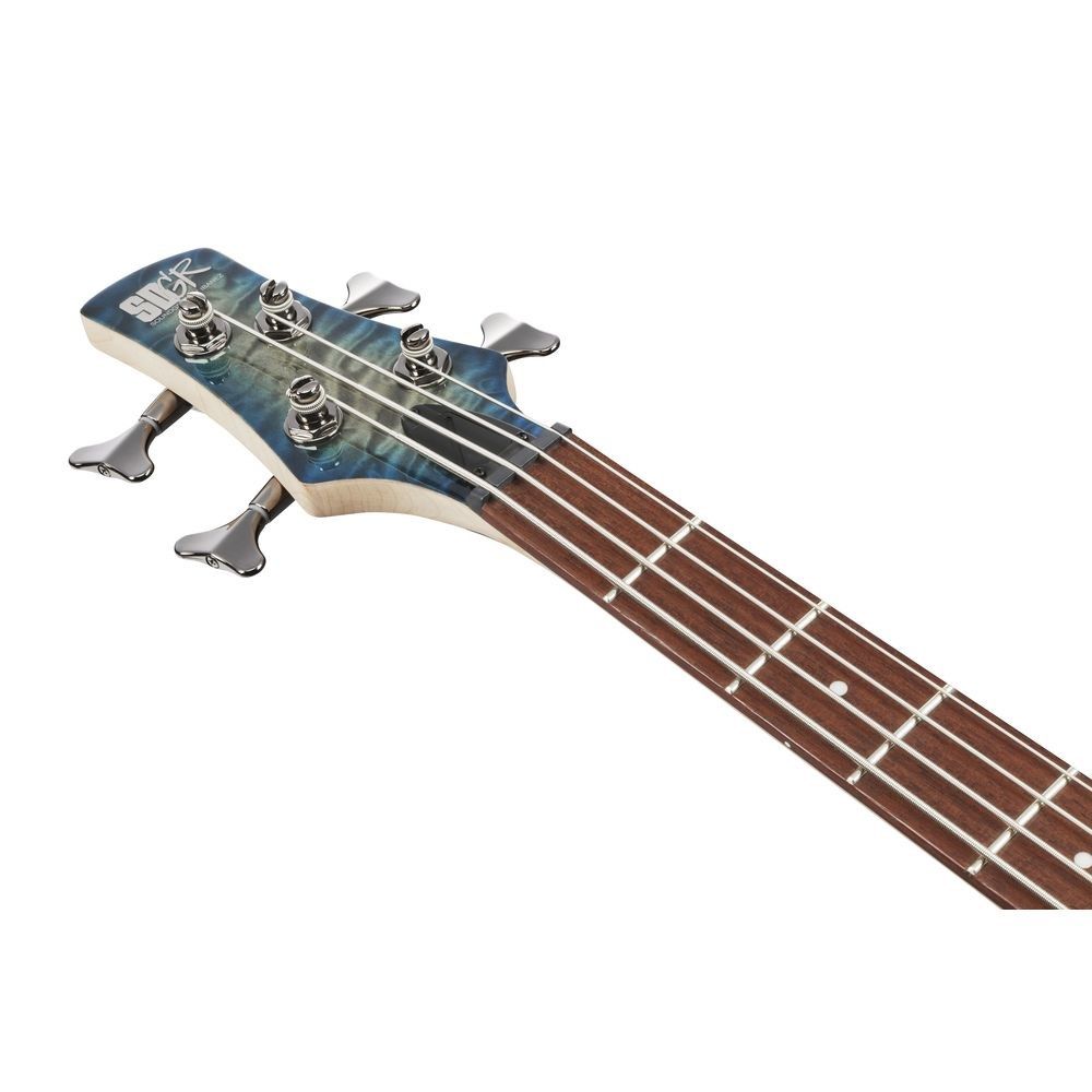 ベース Ibanez SR400EQM Ibanez SR400EQM Electric Bass (Stained Cosmic Blue Starburst)