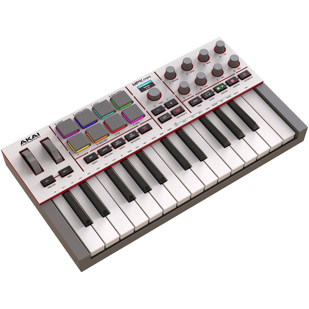 美品 AKAI MPK mini mk4 Akai MPK Mini mk4 Compact Keyboard & Pad Controller w/ Encoders