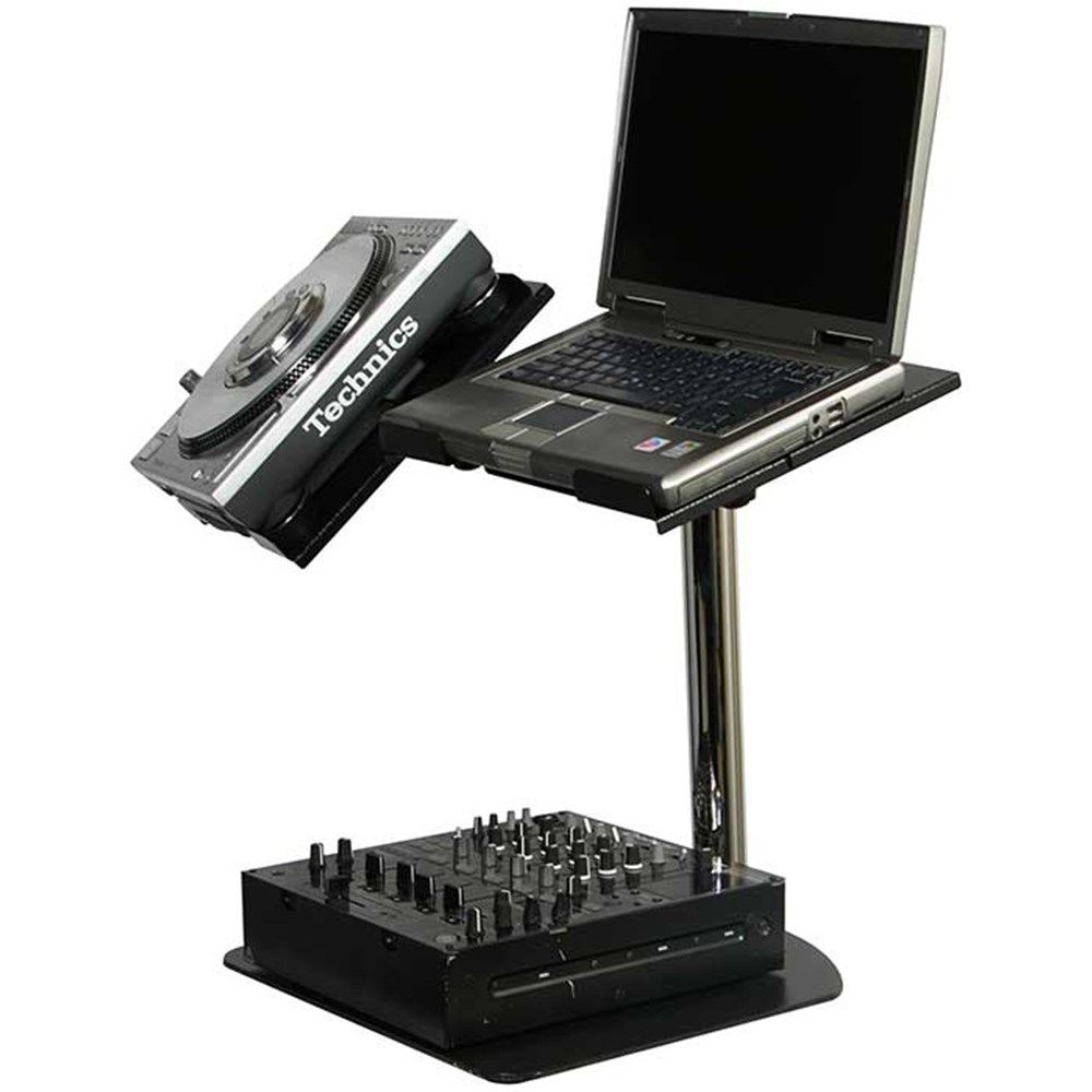 【未使用】Odyssey デュアルCDJスタンド L-Evation Stand Odyssey LCDJSPDB L-Evation Dual CDJ Stand Package - Adorama