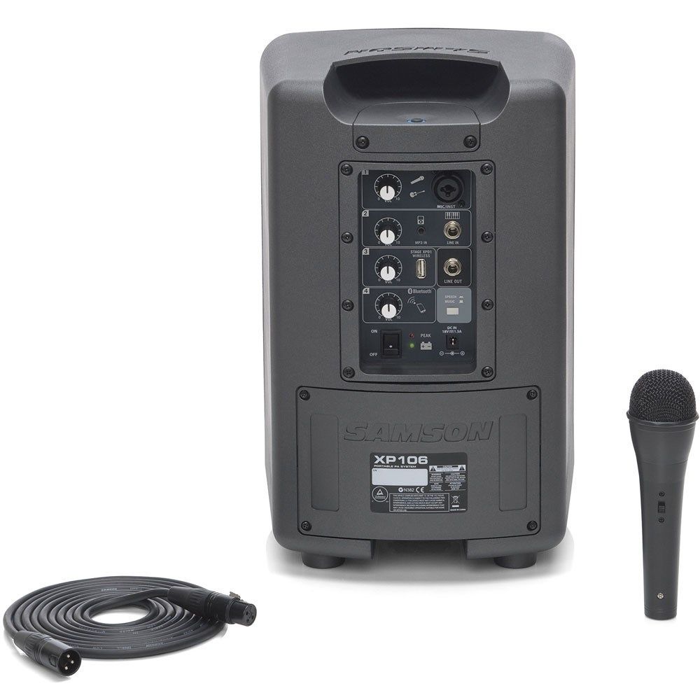 SAMSON EXPEDITION XP106 ポータブルPAシステム Samson Expedition XP106 Rechargeable Portable PA w/ Bluetooth