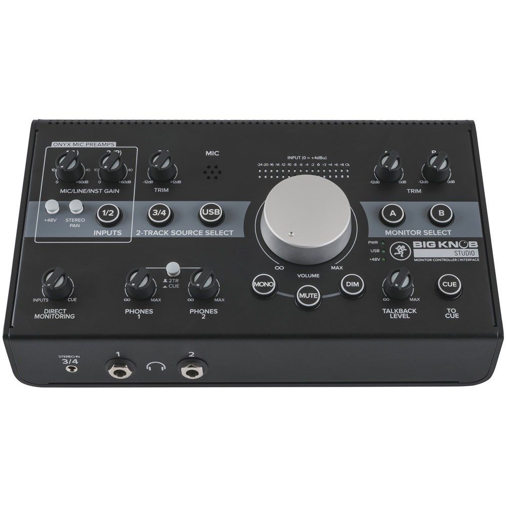 Mackie Big Knob Studio Monitor Controller & 2x2 USB Recording