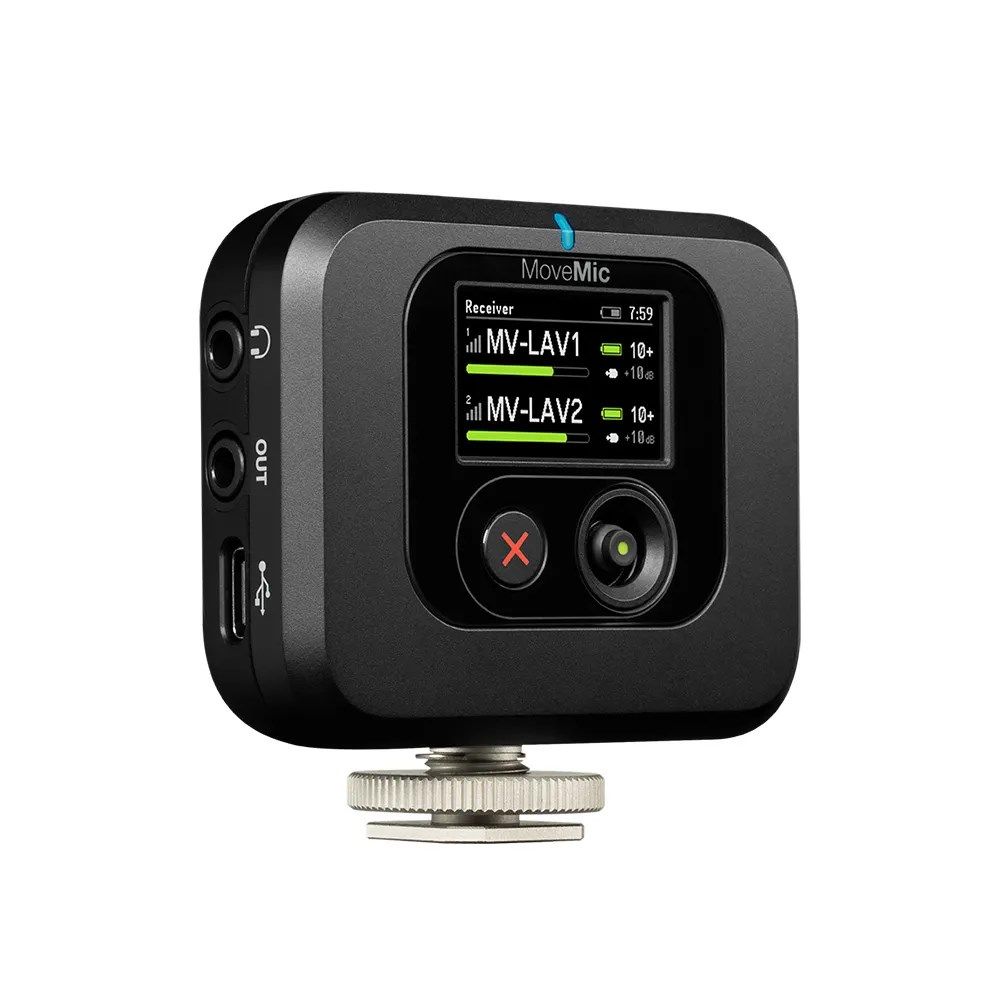 Shure MoveMic Two Kit 2 Person Clip-On Wireless Mic System for