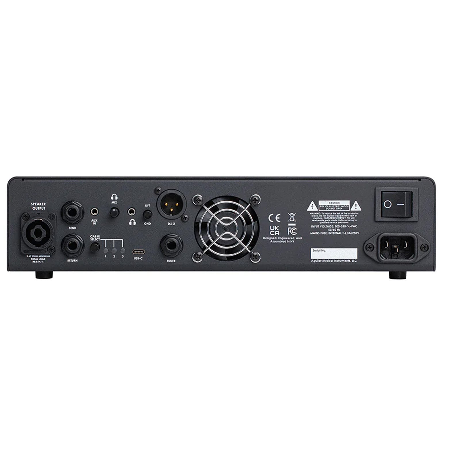 Aguilar Tone Hammer 700 V2 Bass Amplifier Head // Mannys Music