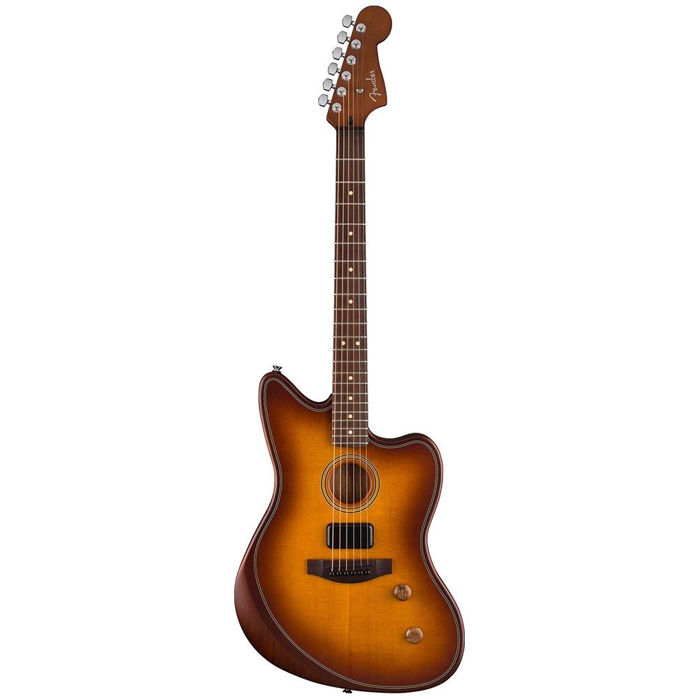 Fender Acoustasonic Standard Jazzmaster (Honey Burst) // Mannys Music