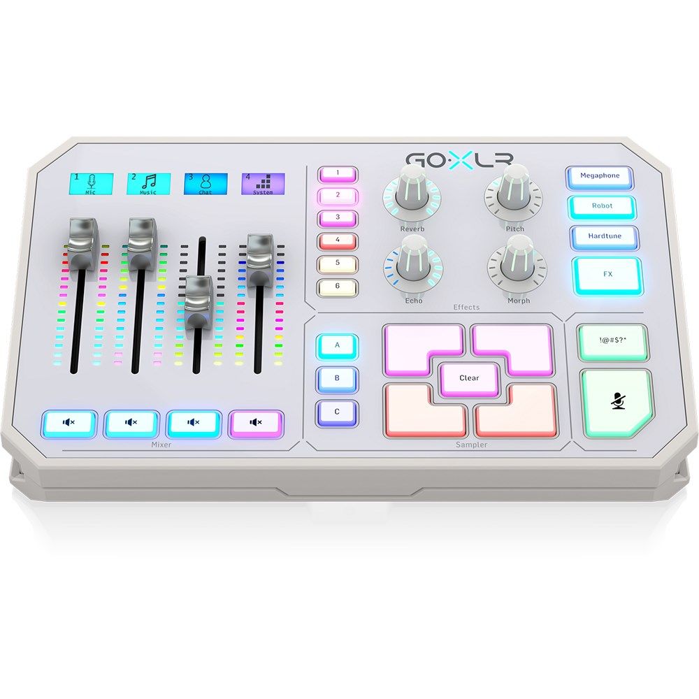 TC Helicon Go XLR 4-Channel Broadcast Mixer w/ Motorized Faders