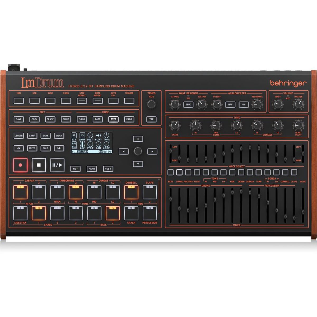 Behringer LM DRUM Classic Sampling Drum Machine - Mannys