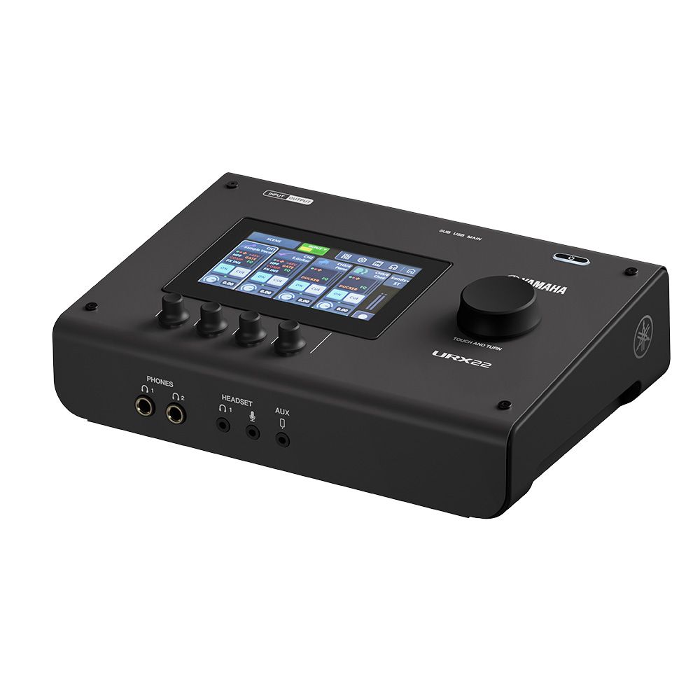 Yamaha URX22 4x2 USB-C Audio Interface w/ DSP-Powered Effects (Black)