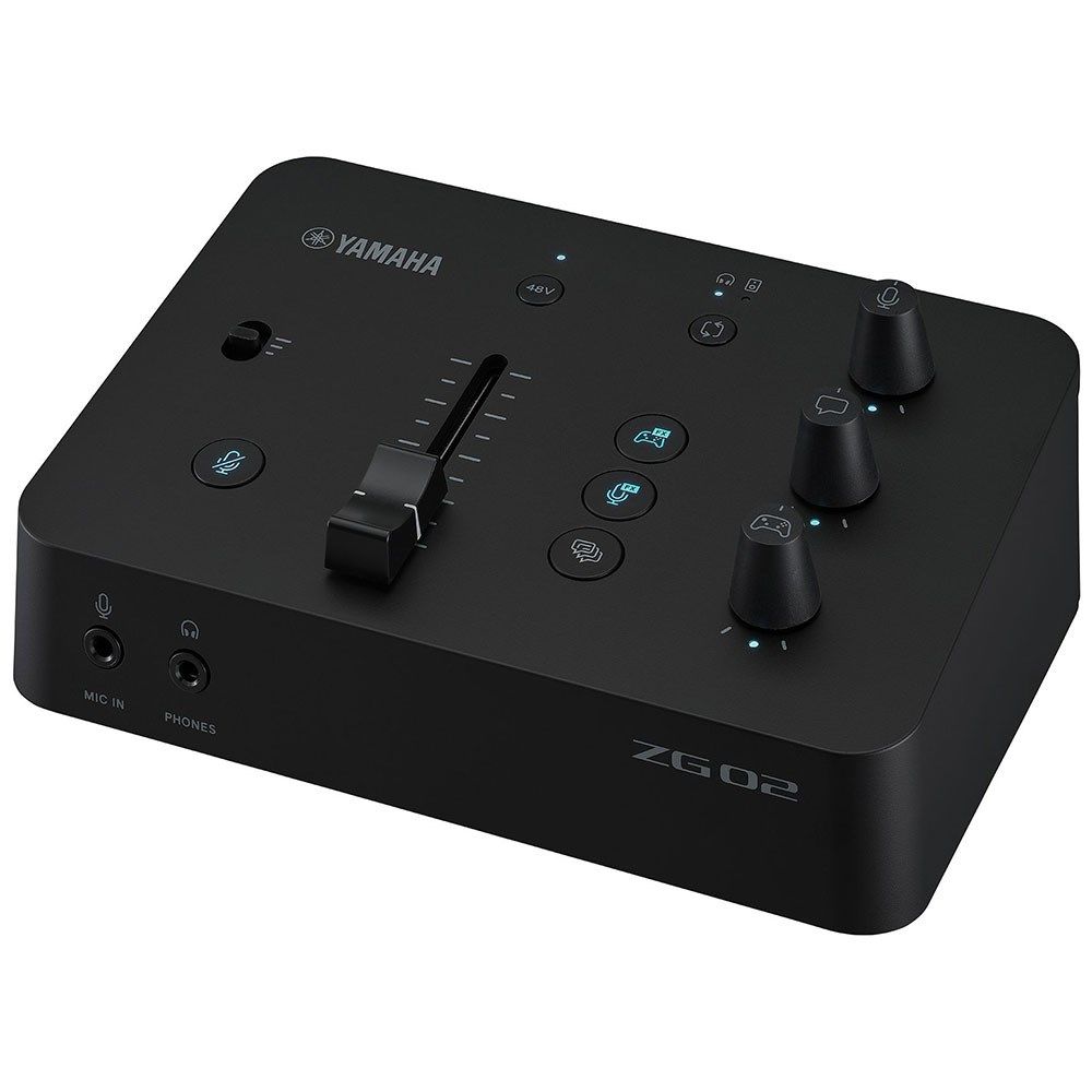Yamaha ZG02 Game Streaming Audio Mixer w/ Phantom Power & USB-C