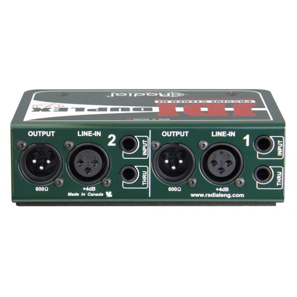 Radial JDI Duplex Premium Stereo Passive DI w/ Jensen Audio