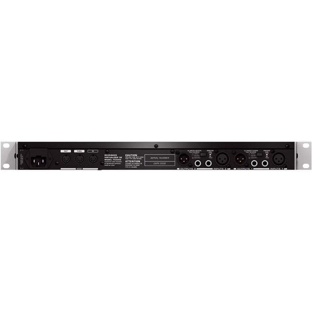 ギター Behringer Virtualizer 3D FX2000 VIRTUALIZER 3D FX2000 High-Performance 3D Multi-Engine