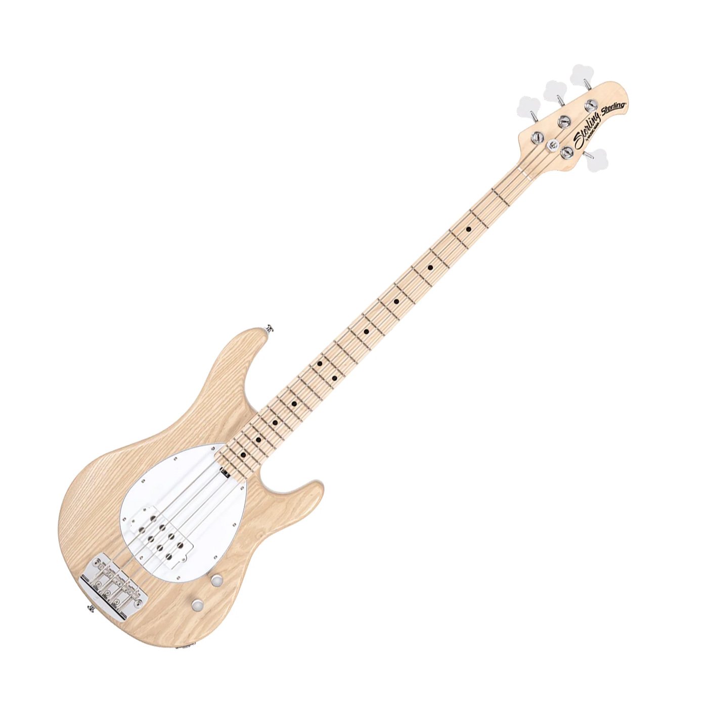 Sterling By Music Man SB14 Passive Electric Bass Guitar, Natural