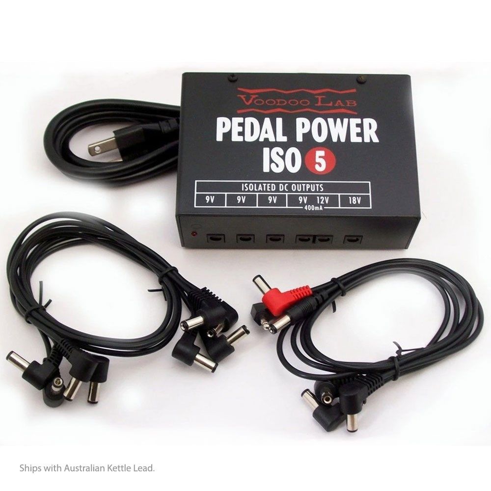 Voodoo Lab Pedal Power ISO-5 5 Outlet Isolated Power Supply for DC