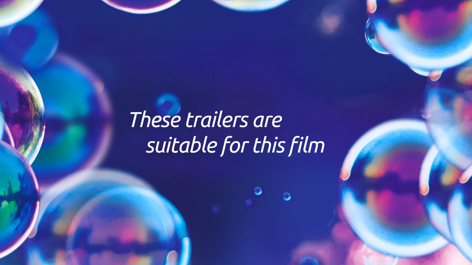 Odeon bubbles frames