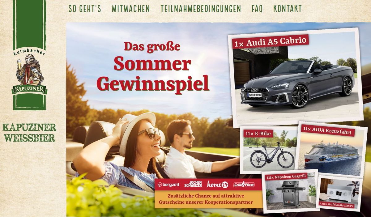 Kapuziner Sommer Gewinnspiel 2.0