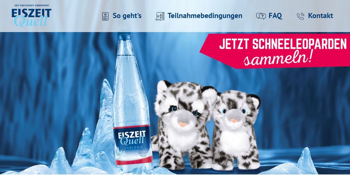 EiszeitQuell Schneeleos Sammelaktion