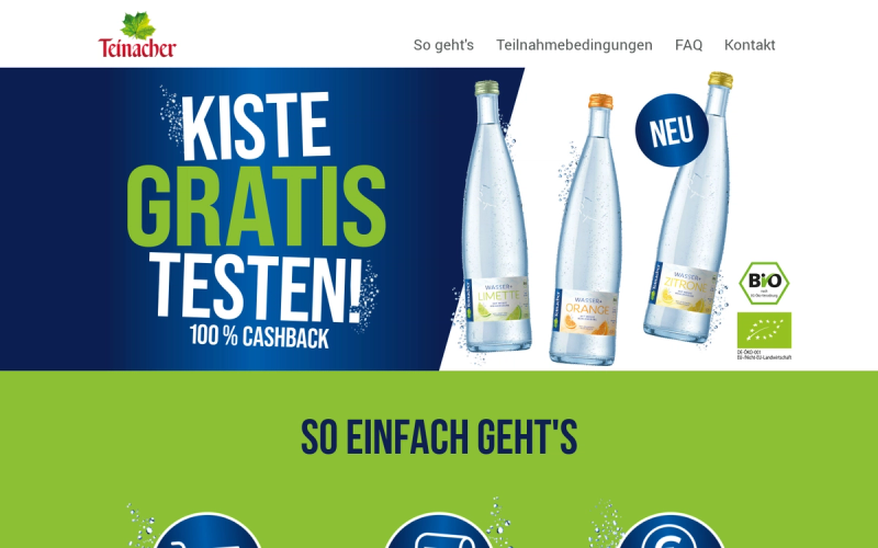 Teinacher — Teinacher Cashback-Aktion 2026