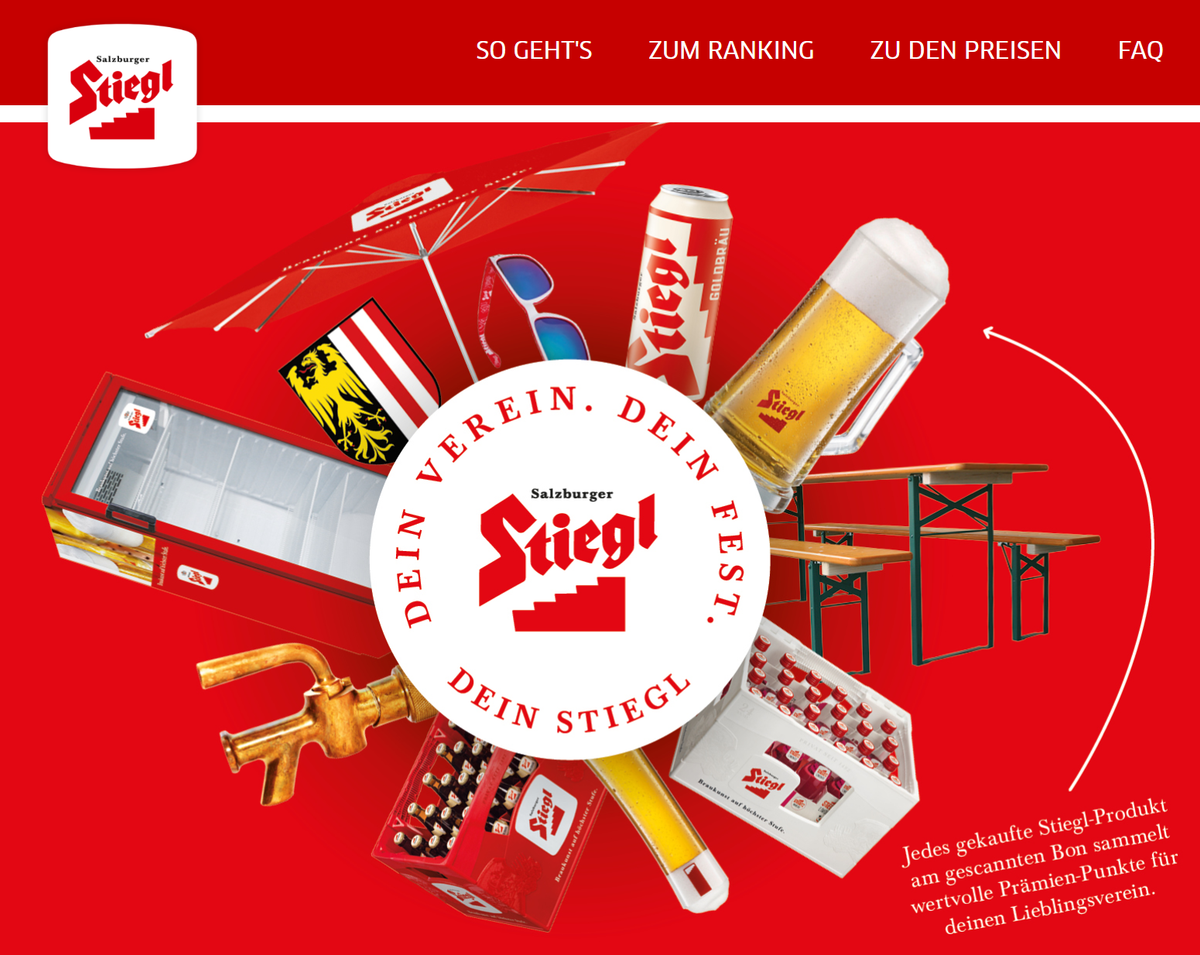 Stiegl Vereinsaktion