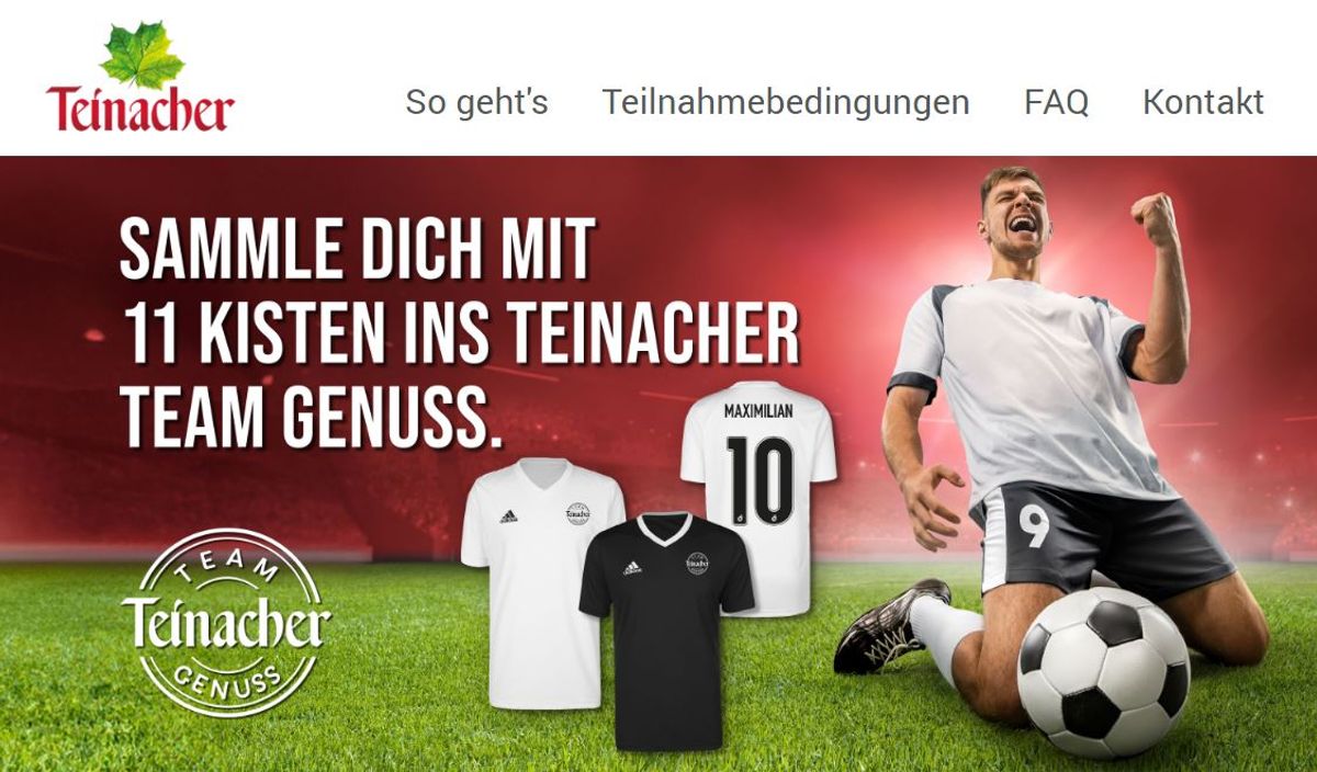 Teinacher Trikot Aktion 2024