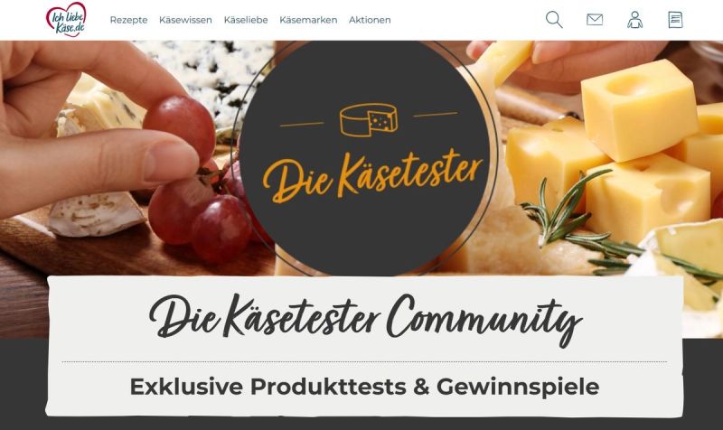Käse Tester Community — Savencia Käsetester-Community
