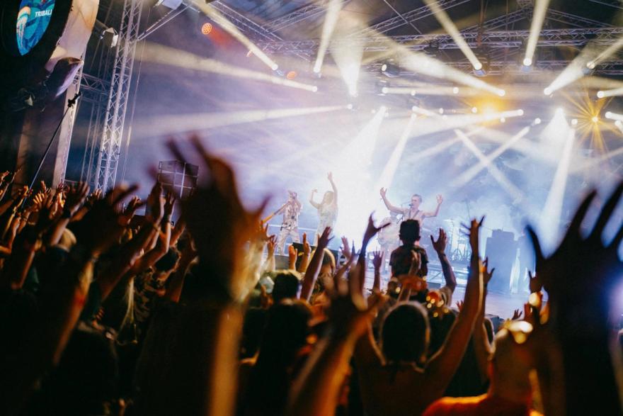 Crowd at a Malta summer festival