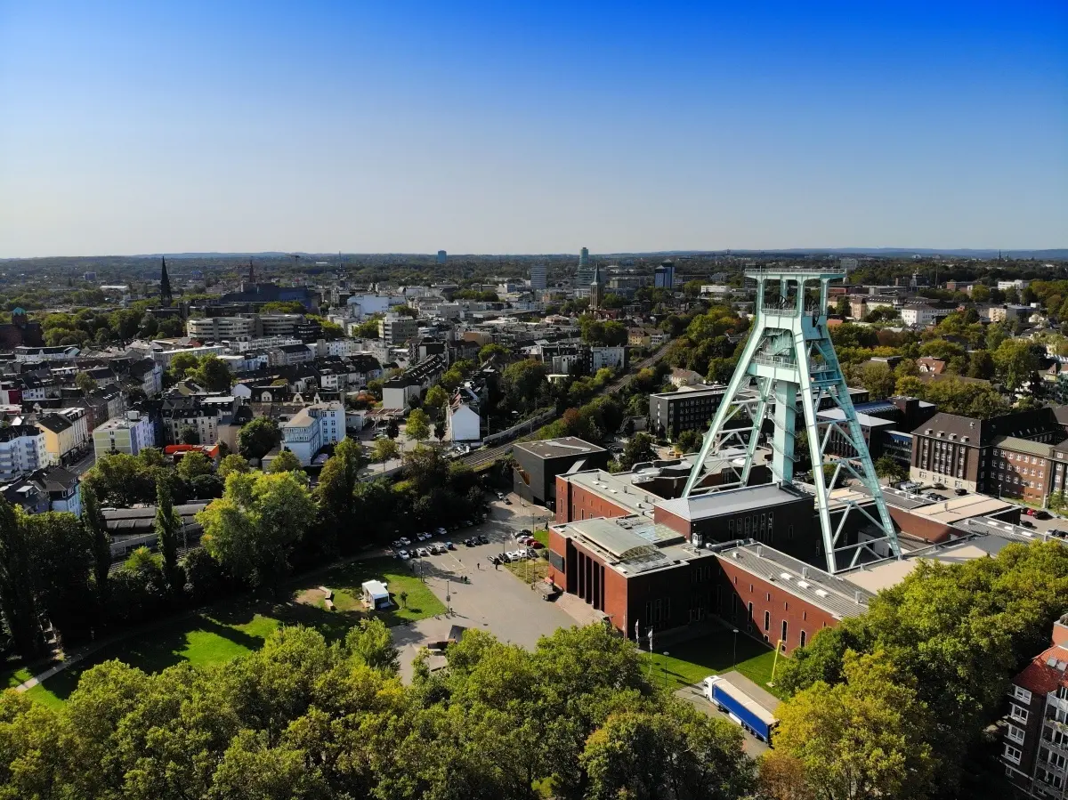 Förderturm bzw. Fördergerüst des Deutschen Bergbau-Museums in Bochum