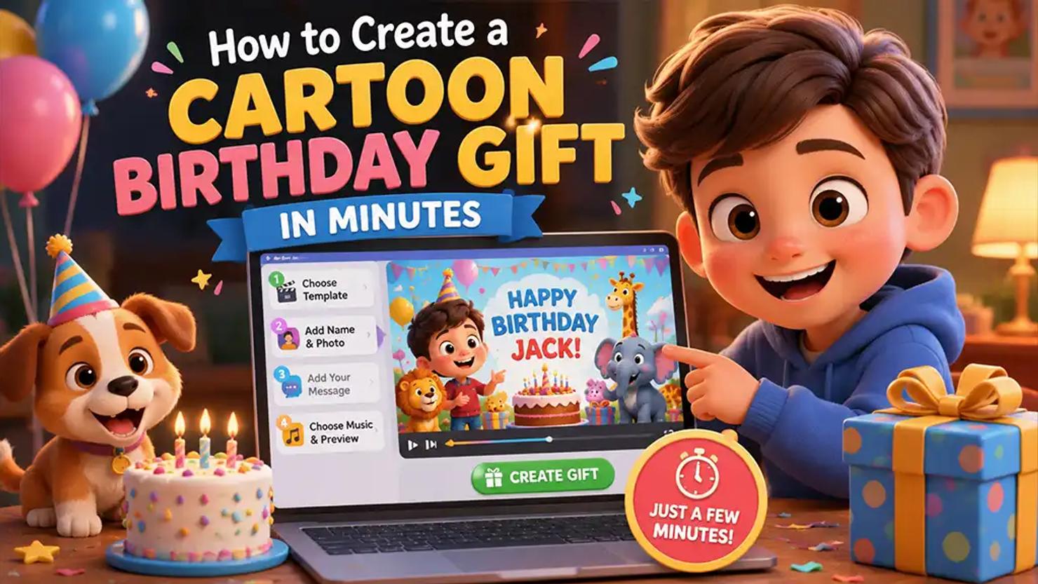 How to Create a Cartoon Birthday Gift in Minutes