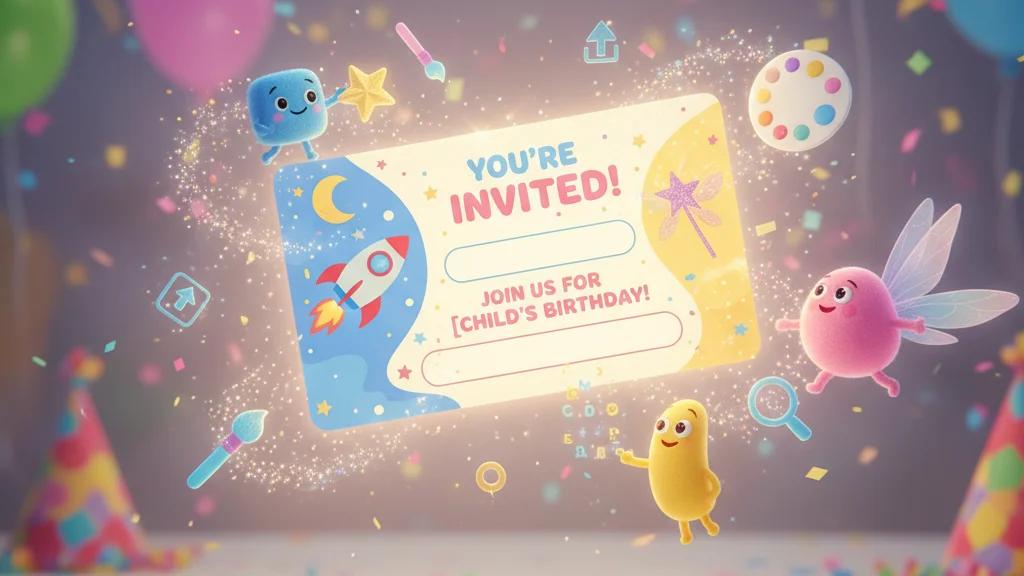 How to Make a Kids' Birthday Invitation Card Online for Free (And Make it Extra Special!) 💌