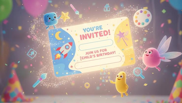 How to Make a Kids' Birthday Invitation Card Online for Free (And Make it Extra Special!) π