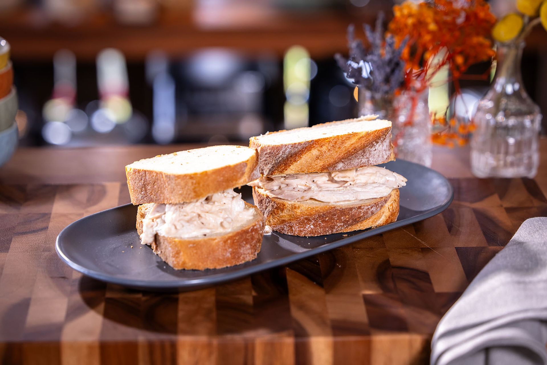 Sandwiches on a plate