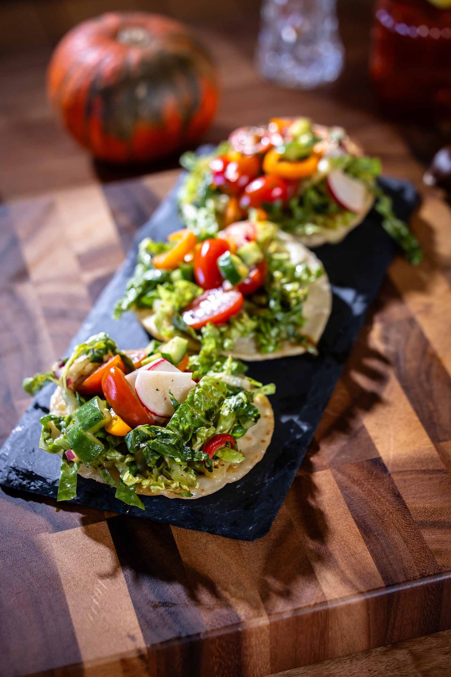Cup of crunch fattoush salad cups