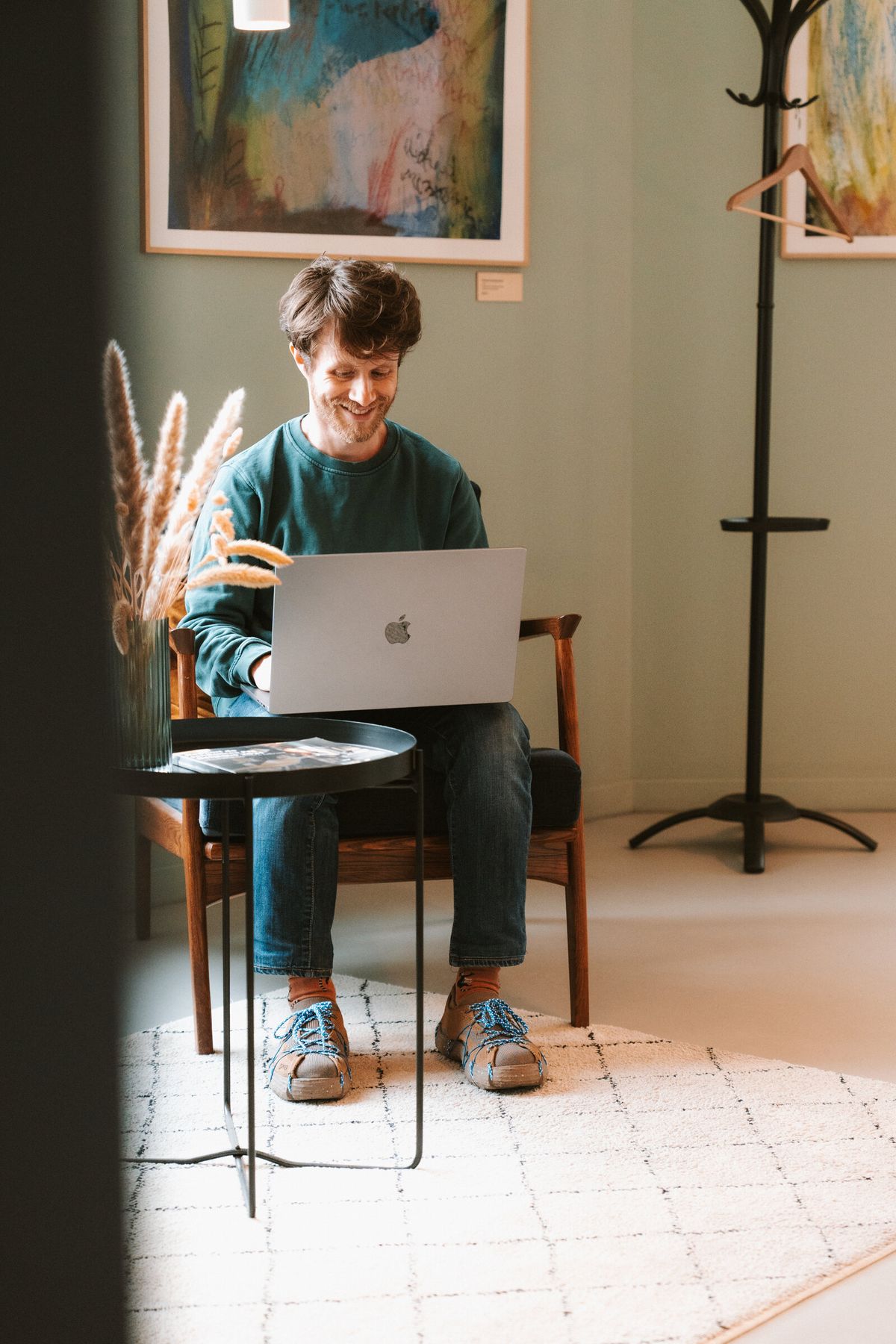 Thomas Van Mol in zijn natuurlijke habitat